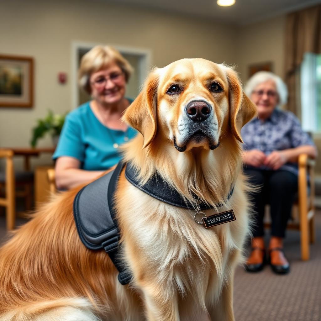 Clover, Therapy Animal